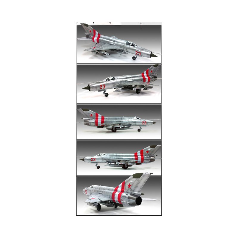 Maquette d'avion en plastique MIG-21MF Soviet AF 1/48