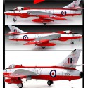 Maquette d'avion en plastique RAF & Export H. Hunter 1/48