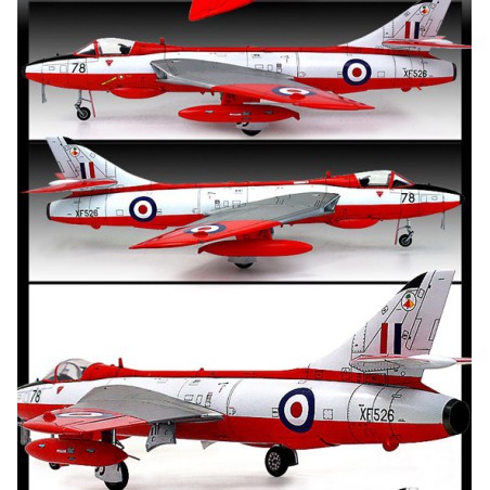 Maquette d'avion en plastique RAF & Export H. Hunter 1/48