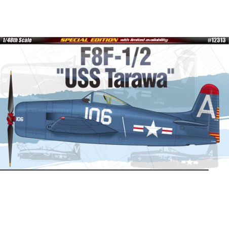 F8F-1 USS Tarawa 1/48 plastic plane model | Scientific-MHD