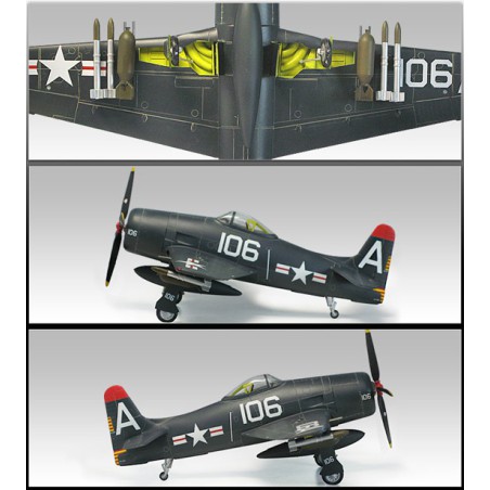 F8F-1 USS Tarawa 1/48 plastic plane model | Scientific-MHD