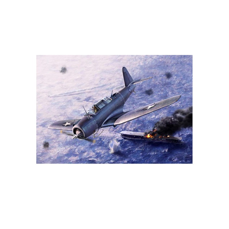 Maquette d'avion en plastique SB2U-3 Vindicator 1/48