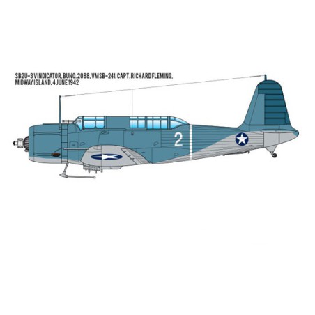 SB2U-3 plastic plane model Vindicator 1/48 | Scientific-MHD