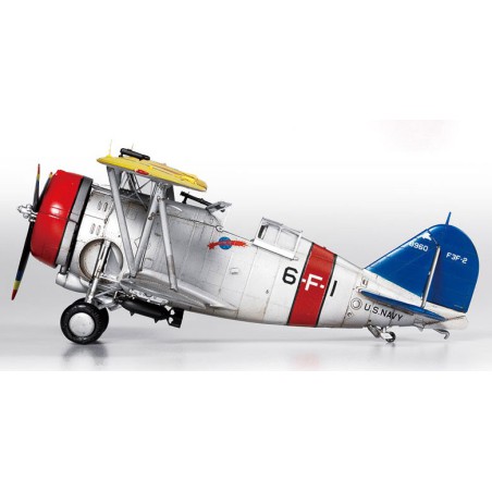 USN F3F-2 plastic plane model VF-6 Fighting Six 1/48 | Scientific-MHD