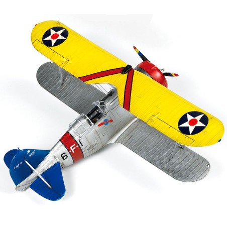 USN F3F-2 plastic plane model VF-6 Fighting Six 1/48 | Scientific-MHD