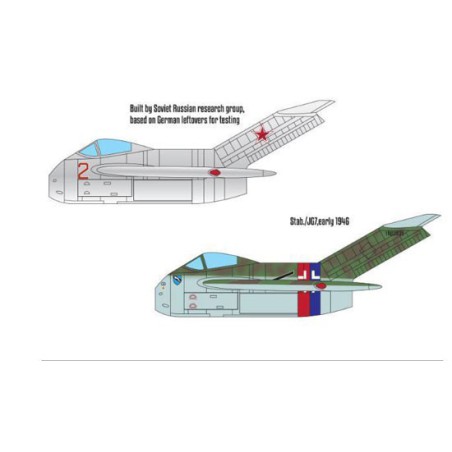 Maquette d'avion en plastique FW TA-183 Huckebein 1/48
