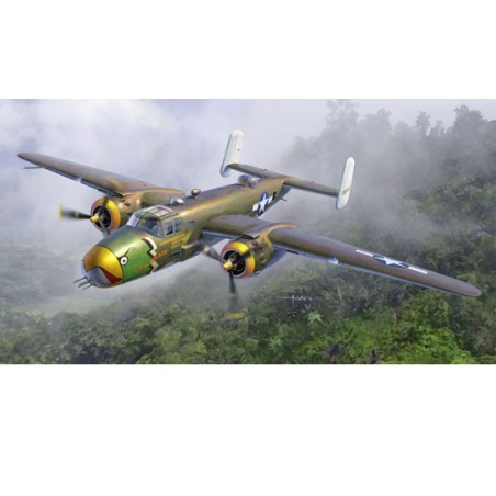 Maquette d'avion en plastique USAAF B-25D Pacific Th. 1/48