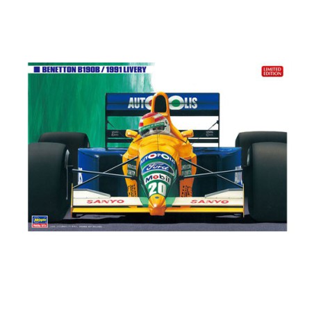 Benetton B190B 1991 Lackierplastikautoabdeckung bei 1/24 | Scientific-MHD