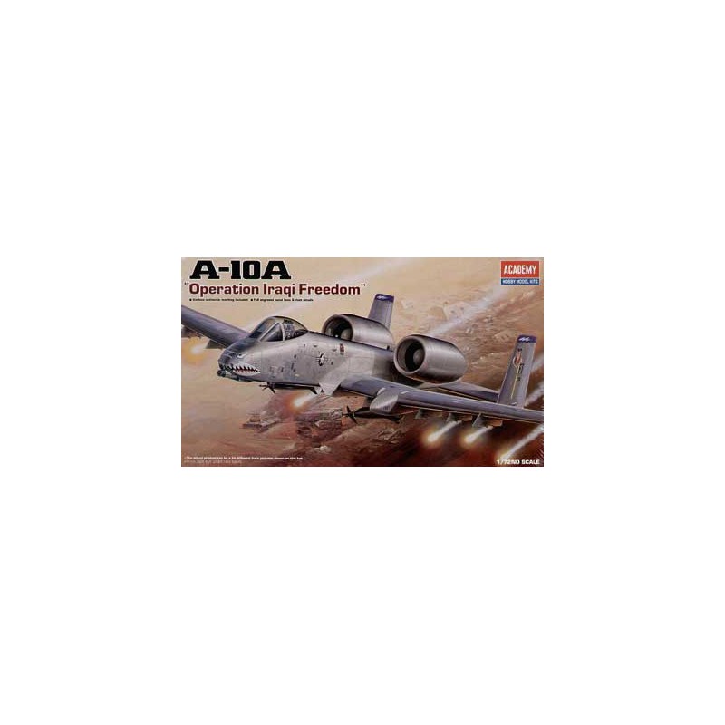 Maquette d'avion en plastique A-10A OP. IRAQI FREEDOM 1/72