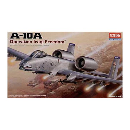Maquette d'avion en plastique A-10A OP. IRAQI FREEDOM 1/72