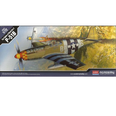 Maquette d'avion en plastique P-51B Mustang 1/72 (ex 1667)