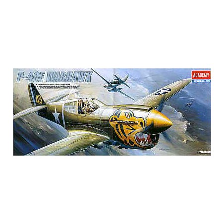 P-40 E Warhawk 1/72 plastic plane model | Scientific-MHD