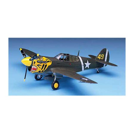 Maquette d'avion en plastique P-40 E Warhawk 1/72