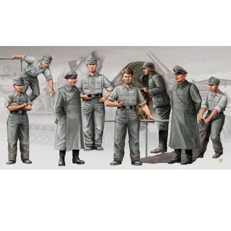 German figurine Karl Gun Artillery Crew | Scientific-MHD