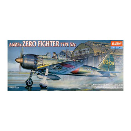 Maquette d'avion en plastique ZERO Fighter Type 5 1/72