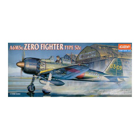 Zero Fighter Kunststoffmodell Typ 5 1/72 | Scientific-MHD