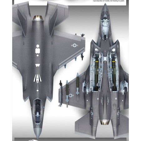 F-35A plastic plane model Lightning II MCP 1/72 | Scientific-MHD