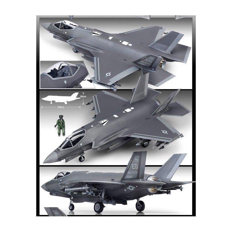 Maquette d'avion en plastique F-35A Lightning II MCP 1/72 Maquette d'avion en plastique F-35A Lightning II MCP 1/72