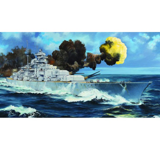 Maquette de Bateau en plastique BISMARCK BATTLESHIP 1/200 Maquette de Bateau en plastique GERMAN BISMARCK BATTLESHIP