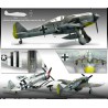 Maquette d'avion en plastique D-DAY P-47& FW190A-8 Combo 1/72 Maquette d'avion en plastique D-DAY P-47& FW190A-8 Combo 1/72