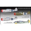 Maquette d'avion en plastique D-DAY P-47& FW190A-8 Combo 1/72