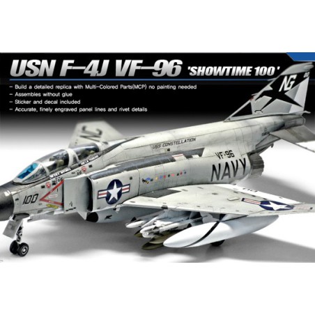 Plastic plane model F-4J Phantom Sow Time MCP 1/72 | Scientific-MHD