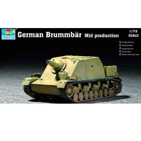 Plastic tank model German Brummbar Mid Production | Scientific-MHD