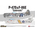 P-47D plastic plane model & f-86e as Gabreski 1/72 | Scientific-MHD