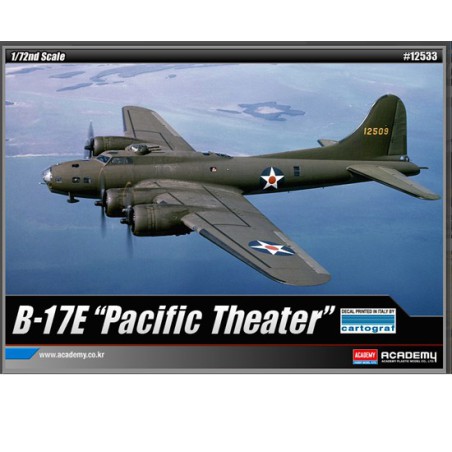 Maquette d'avion en plastique B-17E Pacific Theather 1/72