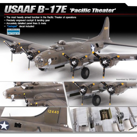 Kunststoffebene Modell B-17e Pacific Theather 1/72 | Scientific-MHD