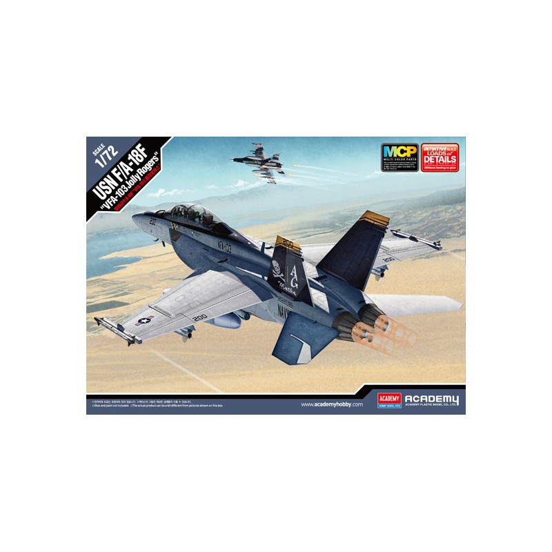 Maquette d'avion en plastique F/A-18F VFA-103 MCP 1/72 Maquette d'avion en plastique F/A-18F VFA-103 MCP 1/72