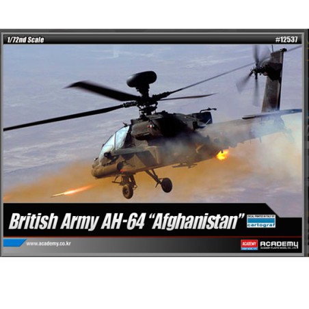 Plastic helicopter model AH-64 AFGISTAN 1/72 | Scientific-MHD