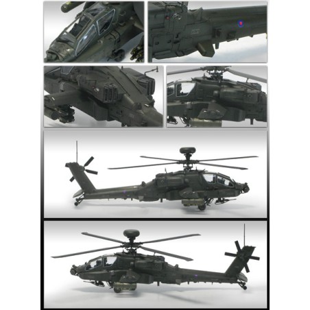 Maquette d'hélicoptère en plastique AH-64 Afganistan 1/72