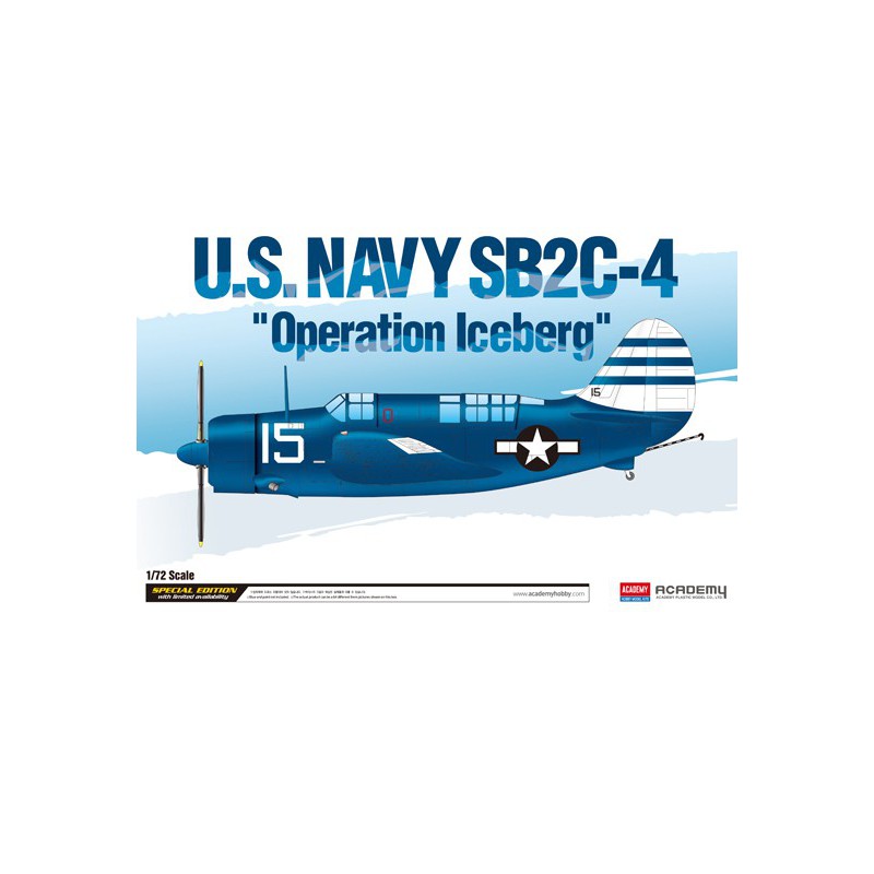 Maquette d'avion en plastique U.S. Navy SB2C-4 1/72