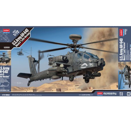 Plastic helicopter model AH-64D Block II 1/72 | Scientific-MHD