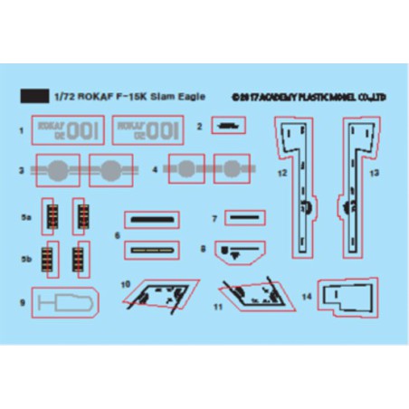 Plastic model in plastic F-15K Rocaf1/72 | Scientific-MHD