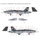 Maquette d'avion en plastique EA-18G VAQ-1411/72