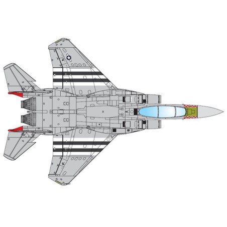 F-15E Kunststoffebene Modell D-Day 75. 1/72 | Scientific-MHD