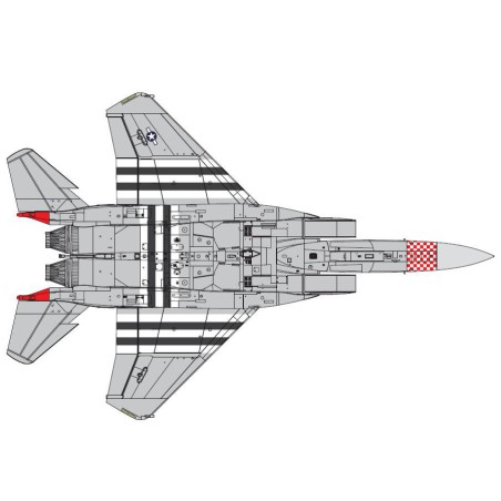 F-15E Kunststoffebene Modell D-Day 75. 1/72 | Scientific-MHD