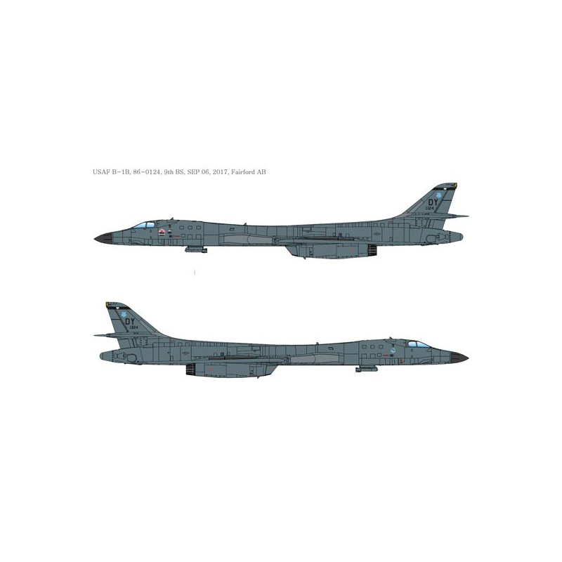 Maquette d'avion en plastique USAF B-1B 34th BS 1/144 Maquette d'avion en plastique USAF B-1B 34th BS 1/144
