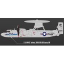 Maquette d'avion en plastique USN E-2C VAW-113 1/144