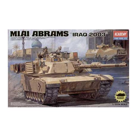 Maquette de Char en plastique M1A1 ABRAMS IRAQ 20031/35