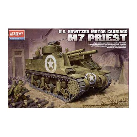 Kunststofftankmodell M7 Priester 105 mm 1/35 | Scientific-MHD