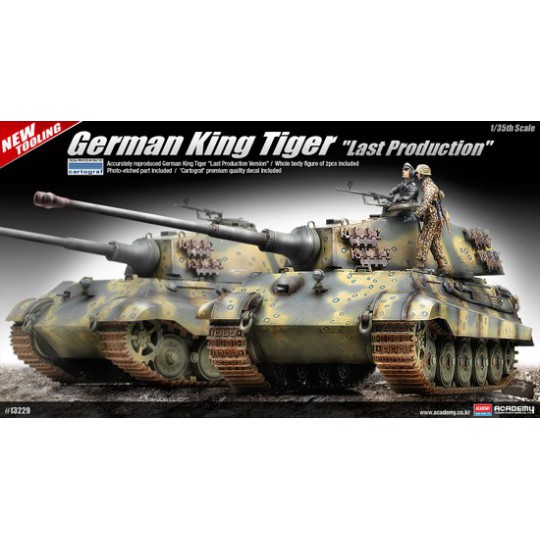 Maquette de Char en plastique King Tiger Last Production1/35