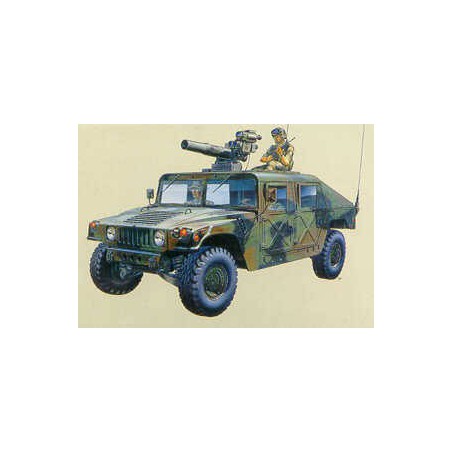 Maquette de Char en plastique M-996 Hummer + Tow 1/35