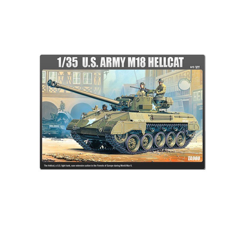 Maquette de Char en plastique US ARMY M18 HELLCAT 1/35