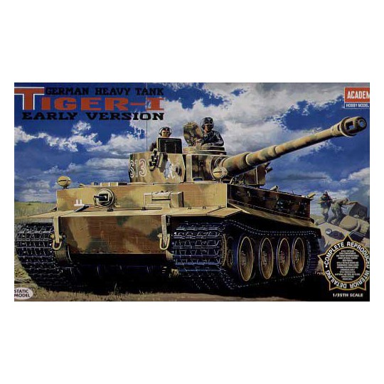Maquette de Char en plastique German Tiger 1 Early 1/35 Maquette de Char en plastique German Tiger 1 Early 1/35