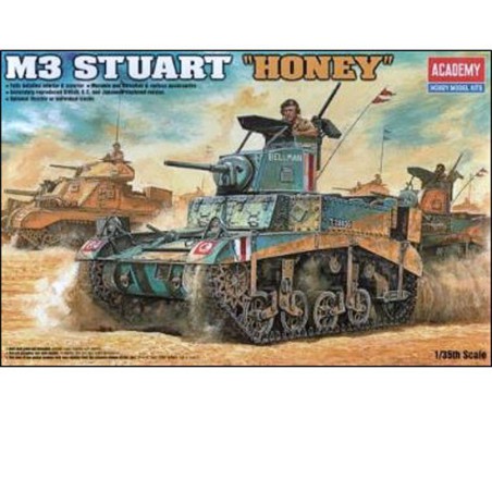 Maquette de Char en plastique BRITISH M3 STUART "HONEY"1/35