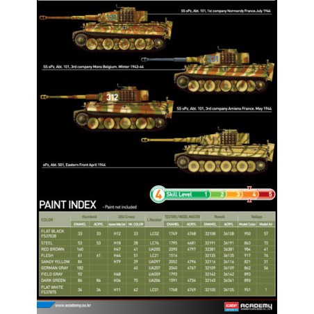 Tiger plastic tag model - i mid version 1/35 | Scientific-MHD