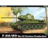 T34/85 plastic tank model n ° 112 Factory prod. 1/35 | Scientific-MHD